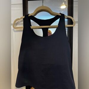 Old Navy Dark Blue Sleeveless Activewear Tank Top